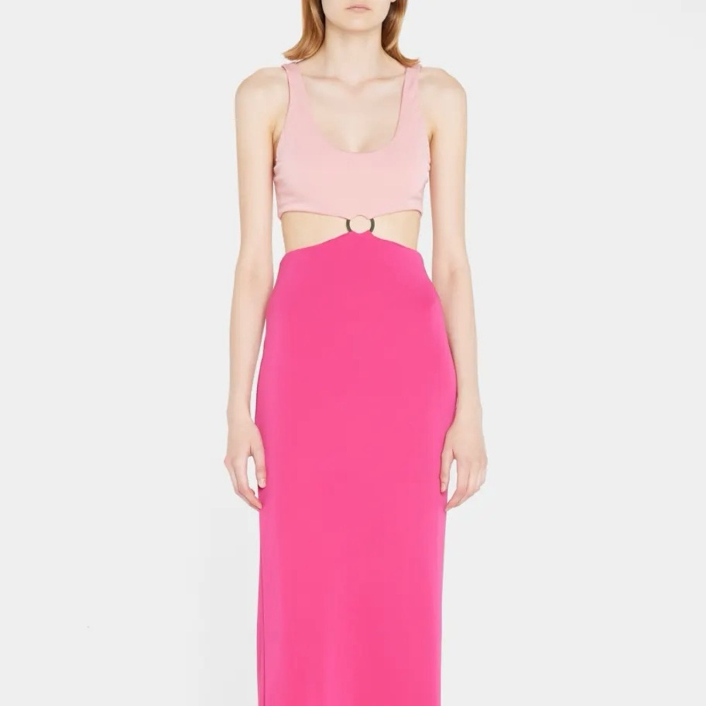 Alice + Olivia O-Ring Cutout Maxi Dress